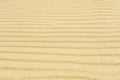 Yellow sand texture. horizontal natural stripes Royalty Free Stock Photo