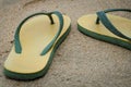 Yellow sandal