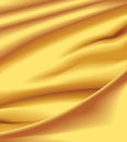 Yellow satin Royalty Free Stock Photo