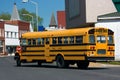 Yellow school bus Royalty Free Stock Photo