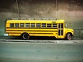 Yellow school bus.