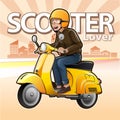 Yellow Scooter lover