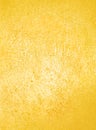 Yellow scratched textured stucco wall for background