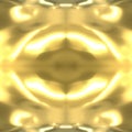 Yellow seamless mirror background with liquid gold. 3D image with golden abstraction