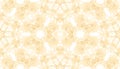 Yellow seamless pattern. Astonishing delicate soap bubbles. Lace hand drawn textile ornament. Kaleid