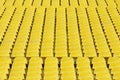 Yellow seat in sport stadium