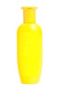 Yellow Shampoo bottle. Isolated Royalty Free Stock Photo