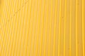 Yellow shiny iron plate Royalty Free Stock Photo