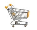 Yellow shopping cart