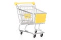 Yellow shopping cart