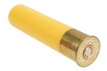 Yellow shotgun 20 gauge cartridge