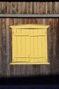 Yellow shutter