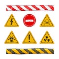 Yellow sign Royalty Free Stock Photo