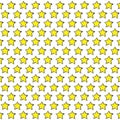 Yellow sketchy stars.