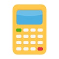 Calculator Simple Modern Icon on White