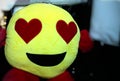 Yellow Smilies With Red Heart Eyes