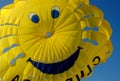 Yellow smiling balloon dome