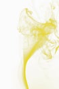Yellow smoke Royalty Free Stock Photo