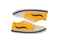 Yellow sneakers sticker