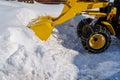 Yellow Snow Blade Tractor