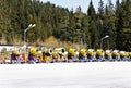 Yellow snow cannons