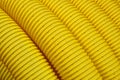 the yellow soaking-up hose Royalty Free Stock Photo