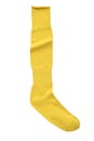 Yellow sock isolated on white