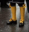 Yellow socks Royalty Free Stock Photo