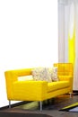 Yellow sofa