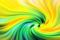 Yellow Soft abstract twirl background with fresh natural colors