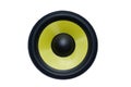 Yellow speaker Royalty Free Stock Photo