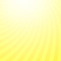 Yellow spiral sun ray background - vector design Royalty Free Stock Photo