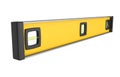 Yellow Spirit Level Isolated Royalty Free Stock Photo