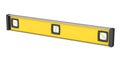 Yellow Spirit Level Isolated Royalty Free Stock Photo