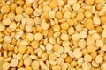 Yellow split peas background Royalty Free Stock Photo