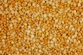 Yellow split peas background