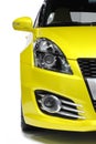 Yellow Sport Car Royalty Free Stock Photo