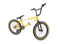 Yellow sports Bike