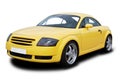 Yellow Sports Car Royalty Free Stock Photo