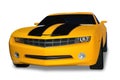 Yellow Sports Car Royalty Free Stock Photo