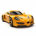 Yellow Sports Car With Blue Eyes - Innovative Techniques And Exquisite Craftsmanship