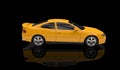 Yellow Sports Car