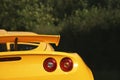 Yellow sportscar