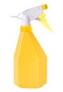 Yellow spray bottle for wash cleaning