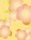 Yellow Spring Opaque Flower Background