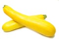 Yellow squash isolated Royalty Free Stock Photo