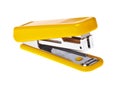 Yellow stapler (isolated). Royalty Free Stock Photo