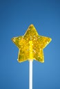 Yellow star candy Royalty Free Stock Photo