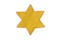 Yellow Star Of David Royalty Free Stock Photo