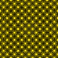 Yellow Stars Seamless Asanoha Texture Background